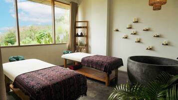 Body treatments, body scrubs, facials