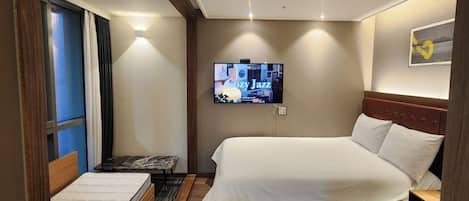 1 室のベッドルーム、WiFi、ベッドシーツ