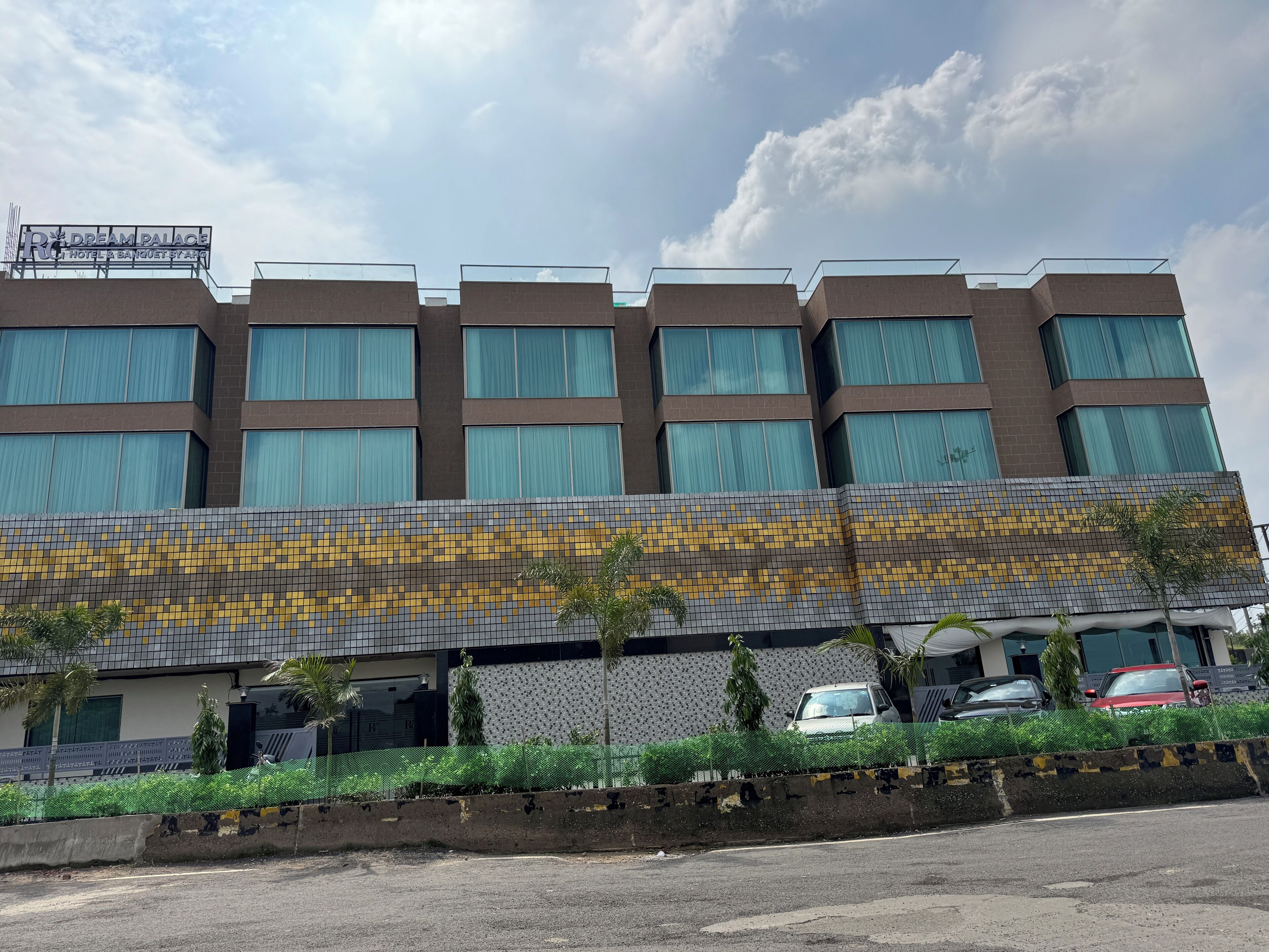 Voorkant van accommodatie