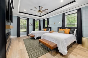 6 chambres, fer et planche à repasser, Wi-Fi gratuit, draps fournis