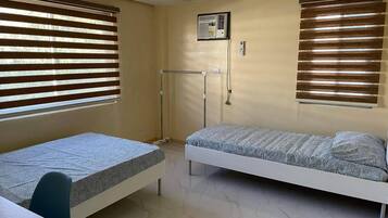 3 bedrooms, internet, bed sheets