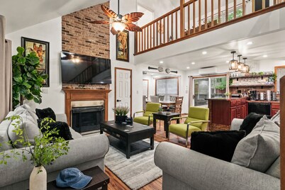 Hot Tub, Firepit, Foosball • Access to Private Lake & Pool | Penn Estate Getaway