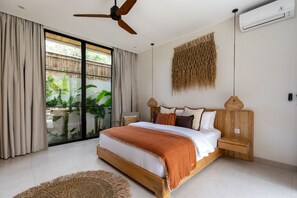 4 habitaciones, tabla de planchar con plancha, wifi y ropa de cama