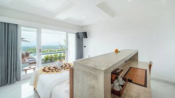 Select Comfort beds, minibar, individually furnished, desk