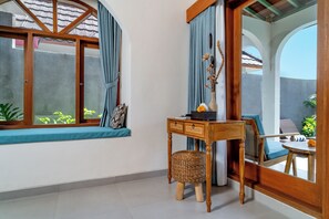 Egyptian cotton sheets, premium bedding, individually decorated - Watu Villa Ubud (Ubud)