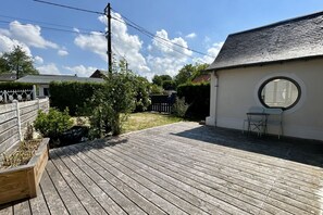 Terrace/patio - 🌿 Hozanna - Chic & charming interlude in Le Crotoy 🌿 (LE CROTOY)