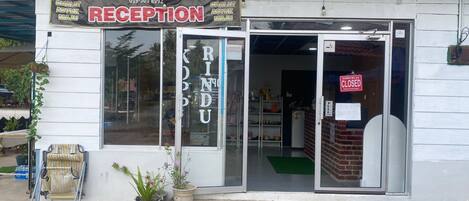 Voorkant van accommodatie