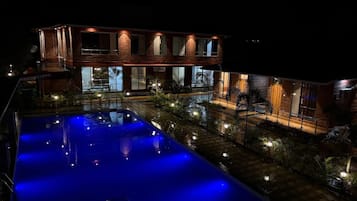 Front of property – evening/night