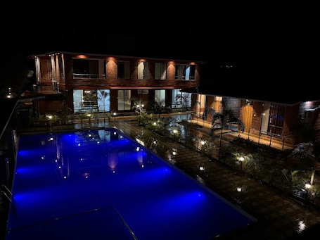 Front of property - evening/night