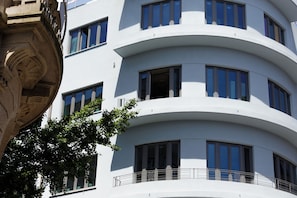 Façana frontal de l'allotjament