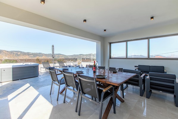 Apartment, Hot Tub, Mountain View | Terrace/patio