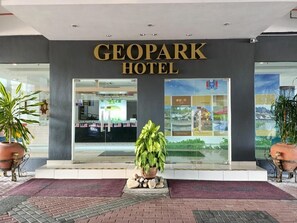 Voorkant van accommodatie
