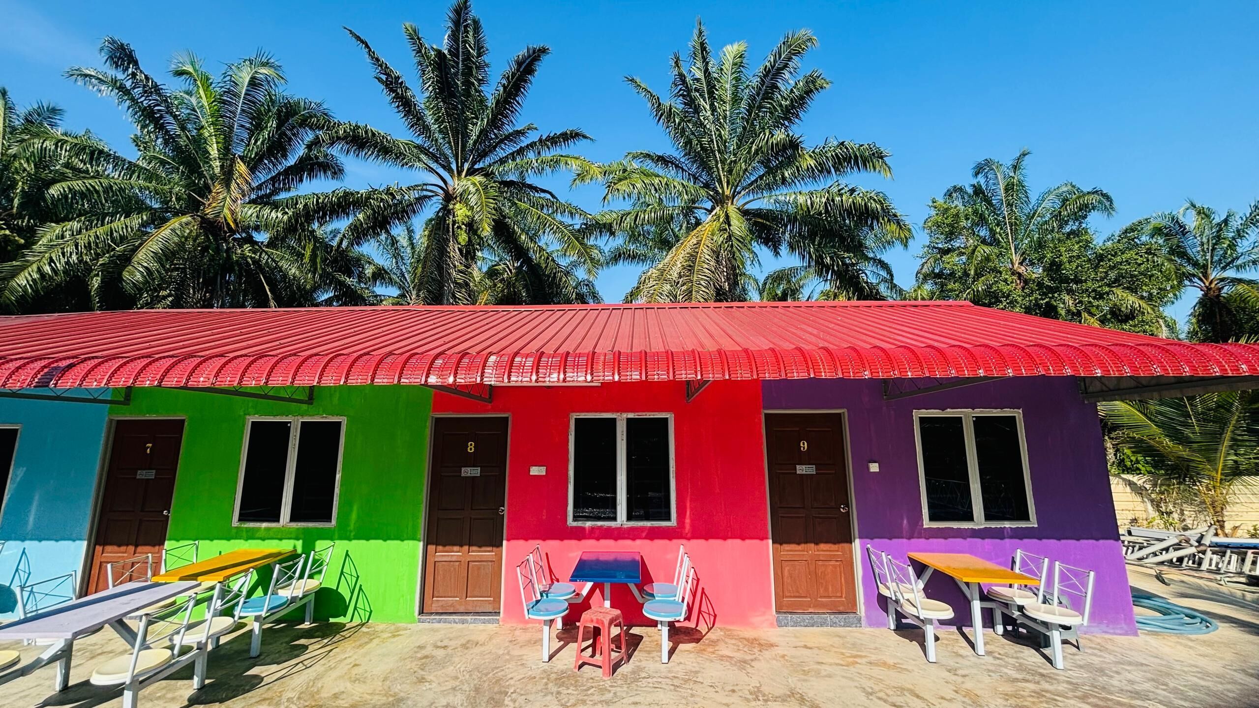 Fassade der Unterkunft