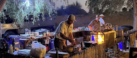 Outdoor dining