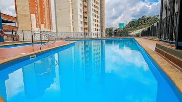 Apartment, 1 Bedroom, Balcony | Pool | Outdoor pool