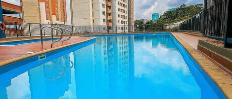 Apartment, 1 Bedroom, Balcony | Pool | Outdoor pool