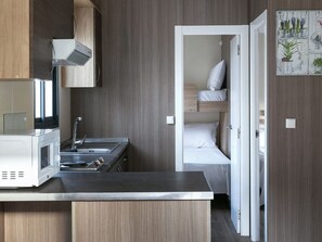 Fridge, microwave - Mobile Home in Las Negras with Terrace (Las Negras)