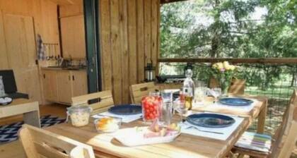 Chalet sur pilotis avec terrasse - 5 personnes