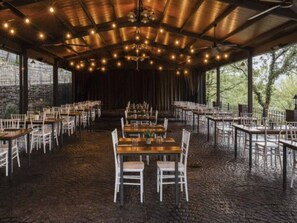 Außenbereich für Bankette