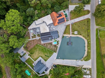Vue Du Ciel, Design Urbain, Photographie Aérienne, Piscine, Jardin, Aménagement Paysager, Biens, Conception, Parc, Eco HÎtel