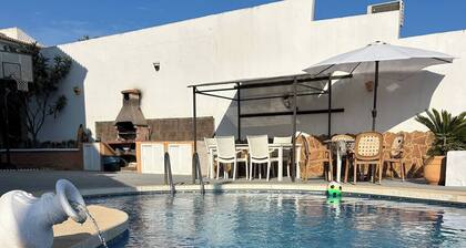 Villa Famara, Rural House in Malaga, Pool and Beach