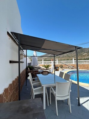 Villa, 4 Bedrooms, Smoking, Private Pool | Outdoor dining