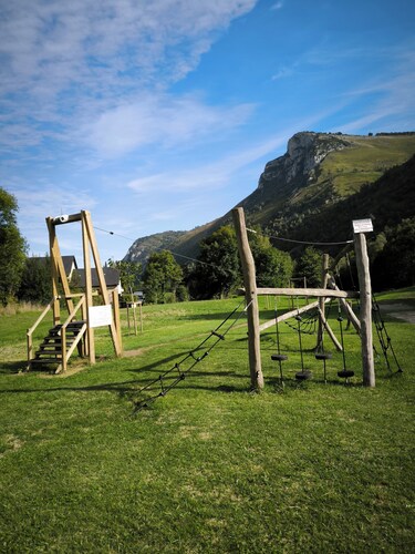 Mobil home à la montagne