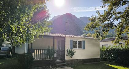 Mobile homes in the mountains