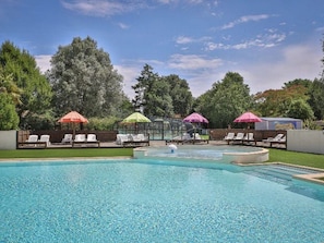 Pool - Mobile home 2 bedrooms with terrace (Les Achards)
