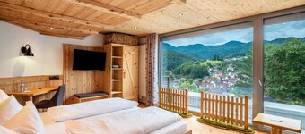 Chambre panoramique 'Heustock' avec terrasse, Wi-Fi et climatisation