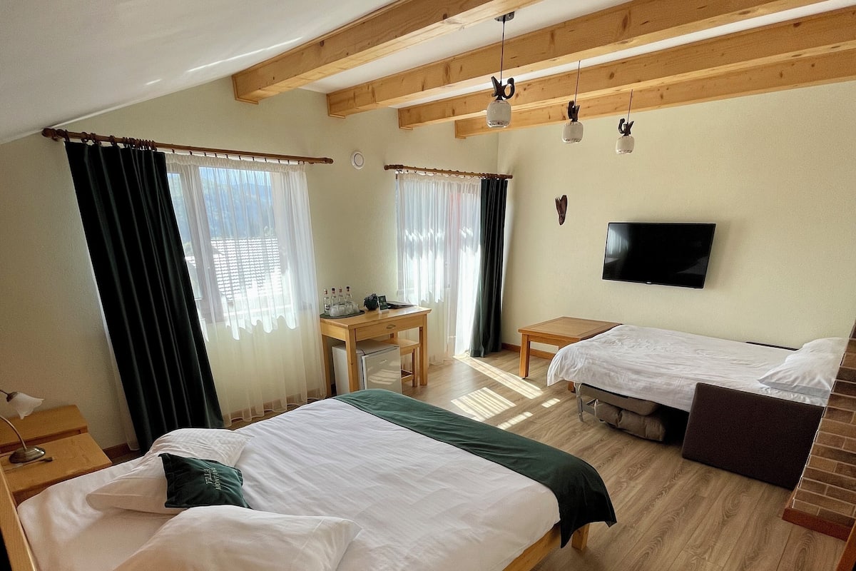 Superior Room, Balcony, Mountain View | Soundproofing, iron/ironing board (on request), free WiFi