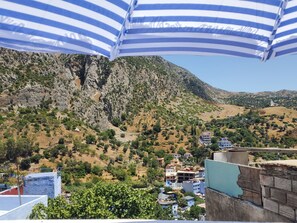 Uitzicht vanuit accommodatie