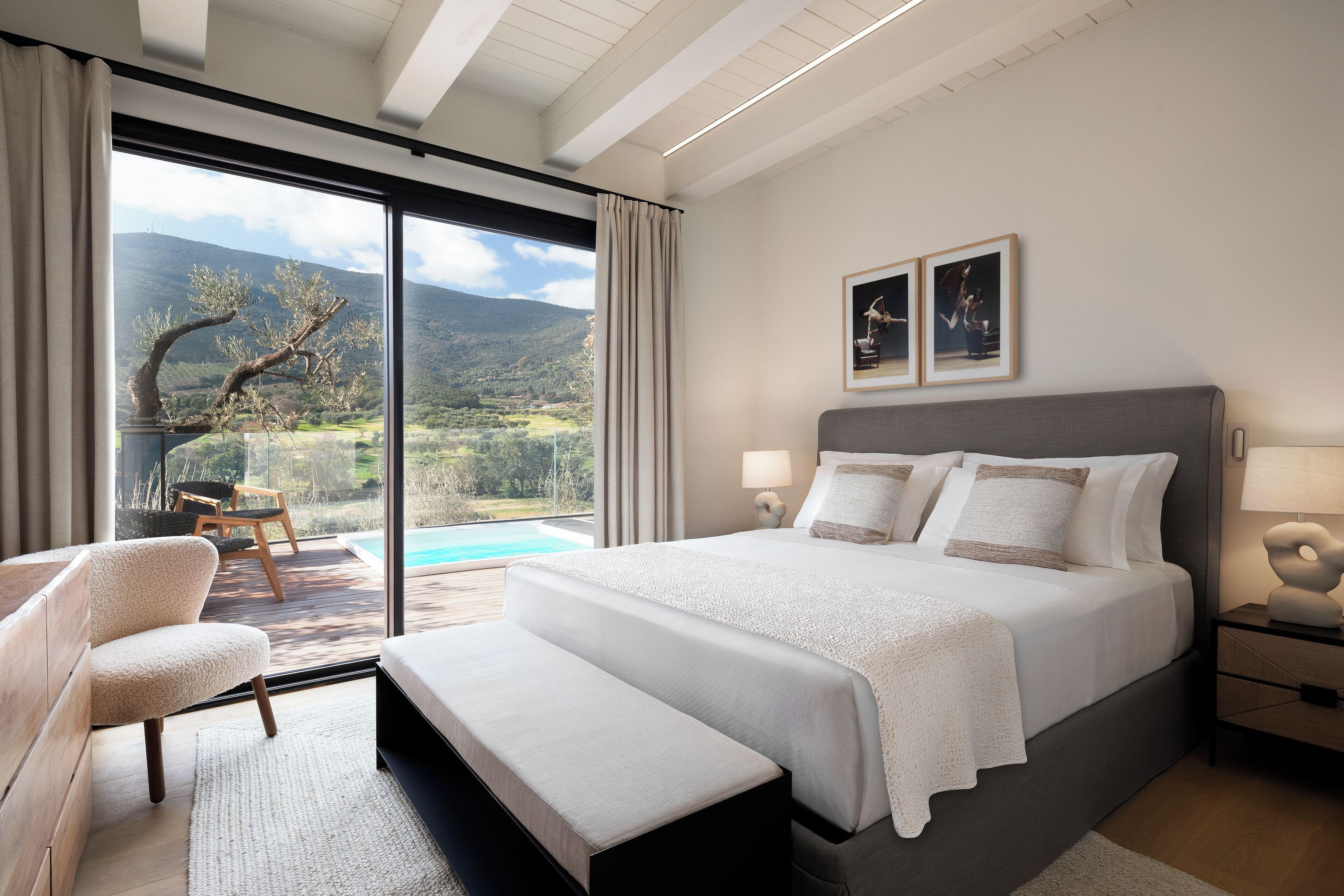 Villa, 4 Bedrooms, Hot Tub, Hill View | Blackout curtains, soundproofing, free WiFi, bed sheets