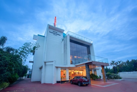 Front of property. Hotel Indraprastha Thiruvalla