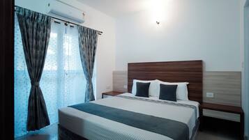 2 habitaciones, acceso a internet y ropa de cama