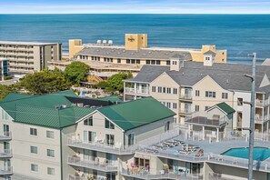 Exterior - Aventurra 403 — Modern Beach Block Penthouse Oasis with Rooftop Pool, Bay Views & Walkable Fun — Sleeps 9 (Ocean City)