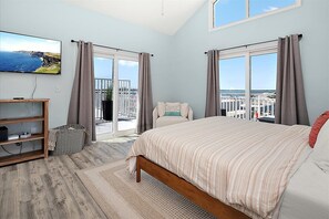 3 bedrooms, iron/ironing board, WiFi, bed sheets - Aventurra 403 — Modern Beach Block Penthouse Oasis with Rooftop Pool, Bay Views & Walkable Fun — Sleeps 9 (Ocean City)