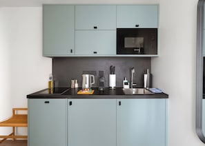 Suite | Private kitchen | Espresso maker, electric kettle