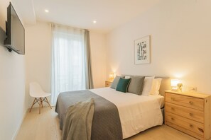 Íbúð (1 Bedroom) | Straujárn/strauborð, rúmföt