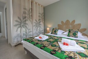 3 chambres, fer et planche à repasser, lit parapluie, Wi-Fi gratuit