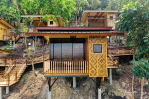 Quarto casal, 1 cama Queen | Terraço/pátio