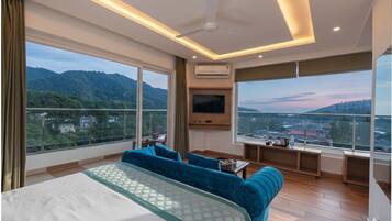 Luxury Room, Balcony, Mountain View | Desk, laptop workspace, iron/ironing board, free WiFi