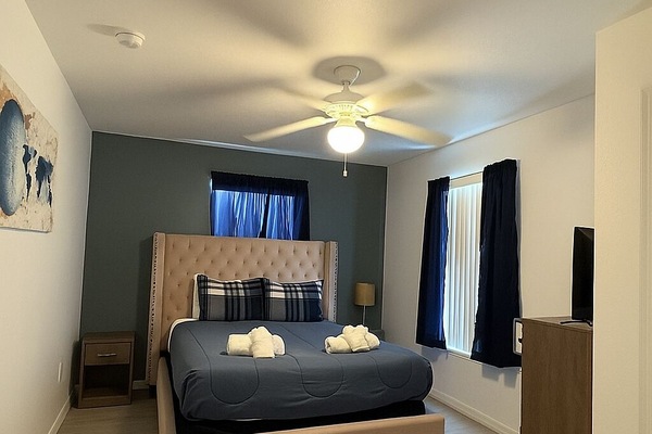 4 slaapkamers, een kluis op de kamer, een strijkplank/strijkijzer