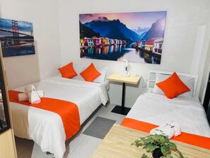 Familien-Suite | Schreibtisch, kostenloses WLAN, Bettwäsche