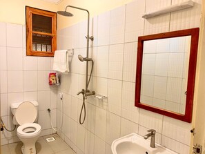 Towels, soap, toilet paper
