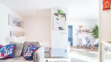 1 bedroom, iron/ironing board, travel crib, WiFi