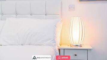 1 bedroom, iron/ironing board, travel crib, WiFi