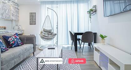Stylish Central Studio With Hanging Chair – APT 2