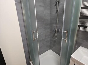 Apartment (One Bedroom Apartment) | Bathroom | Shower, towels