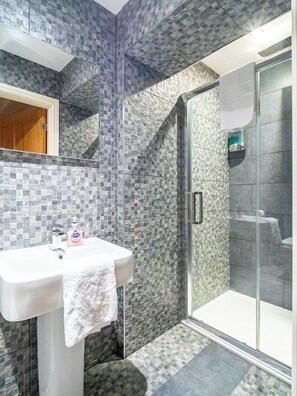 Hair dryer, towels